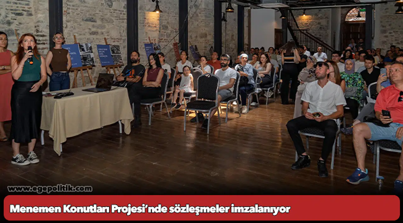 Menemen Konutları Projesi’nde sözleşmeler imzalanıyor