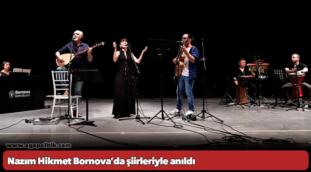 Nazım Hikmet Bornova’da şiirleriyle anıldı
