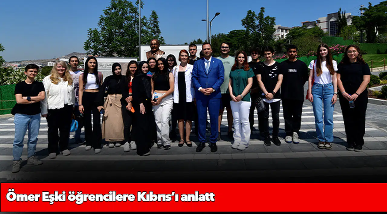 Ömer Eşki öğrencilere Kıbrıs’ı anlattı