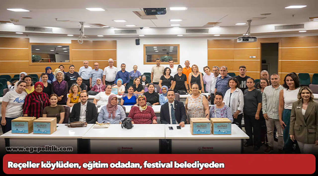 Reçeller köylüden, eğitim odadan, festival belediyeden