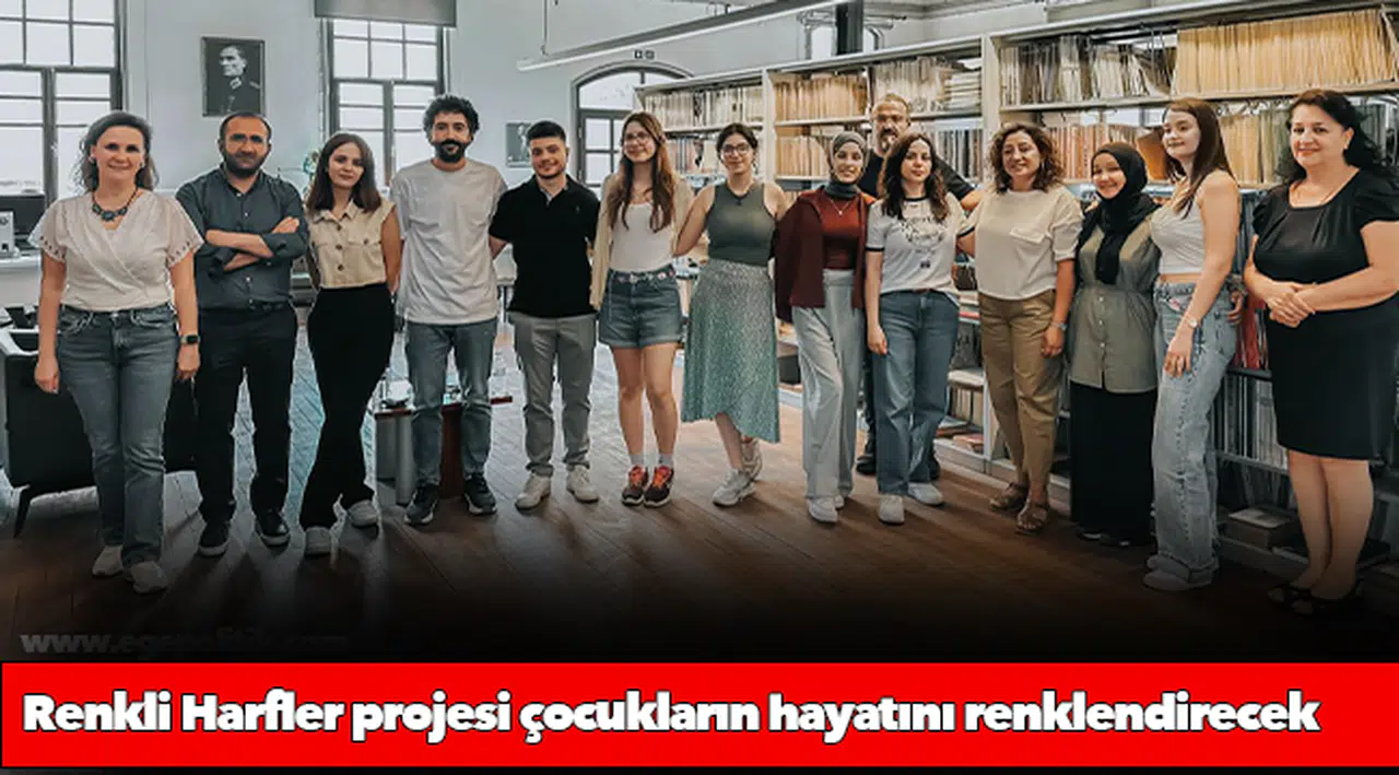 Renkli Harfler projesi çocukların hayatını renklendirecek