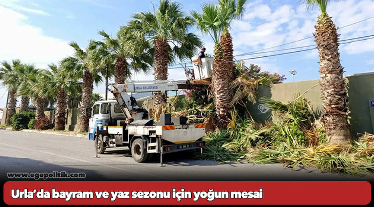 Urla’da bayram ve yaz sezonu için yoğun mesai