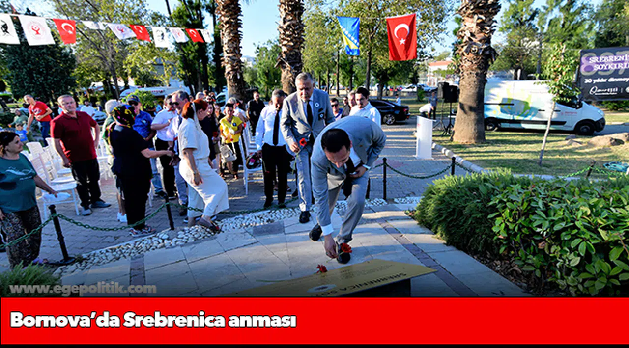 Bornova’da Srebrenica anması