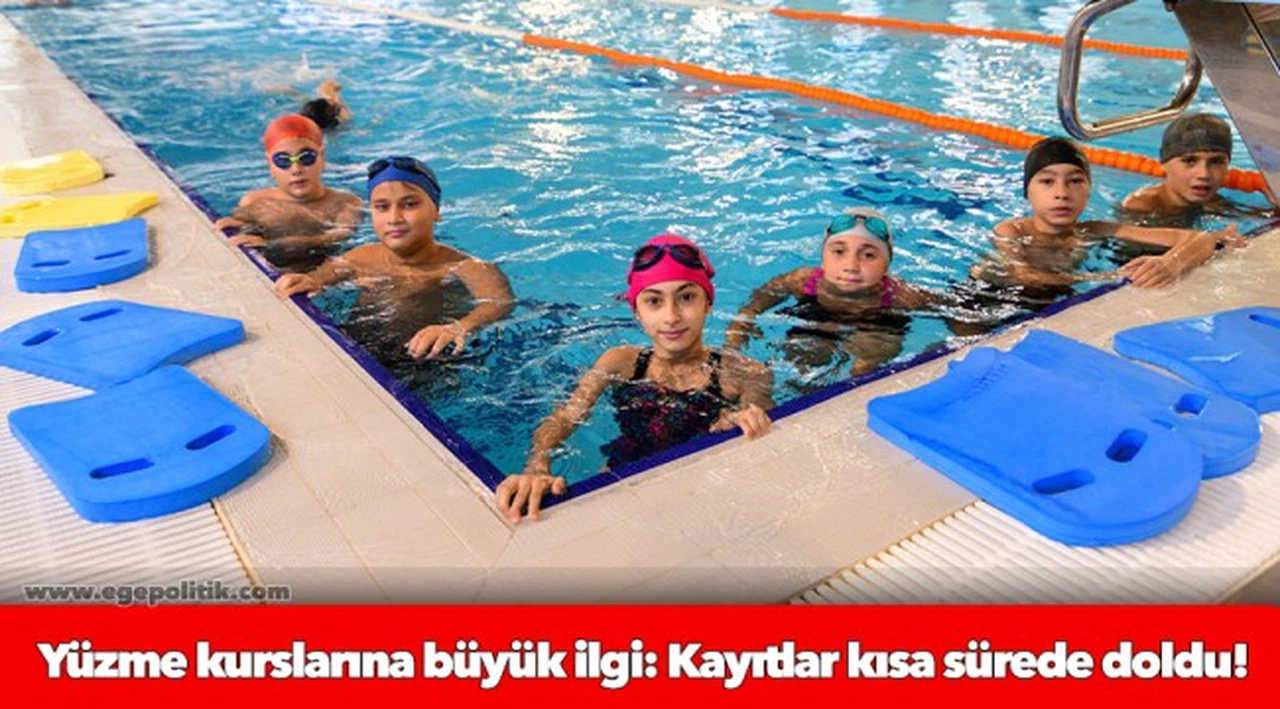 Bornova’da yazın ritmi yüzme havuzlarında atıyor