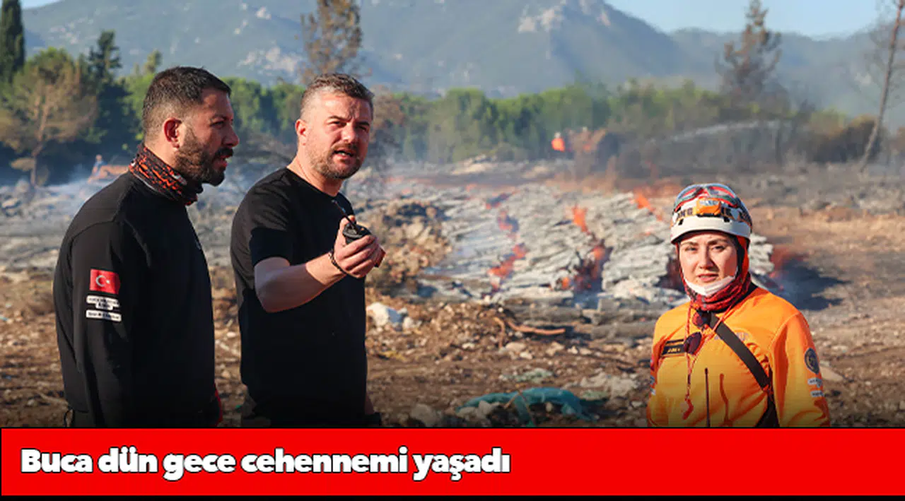 Buca dün gece cehennemi yaşadı