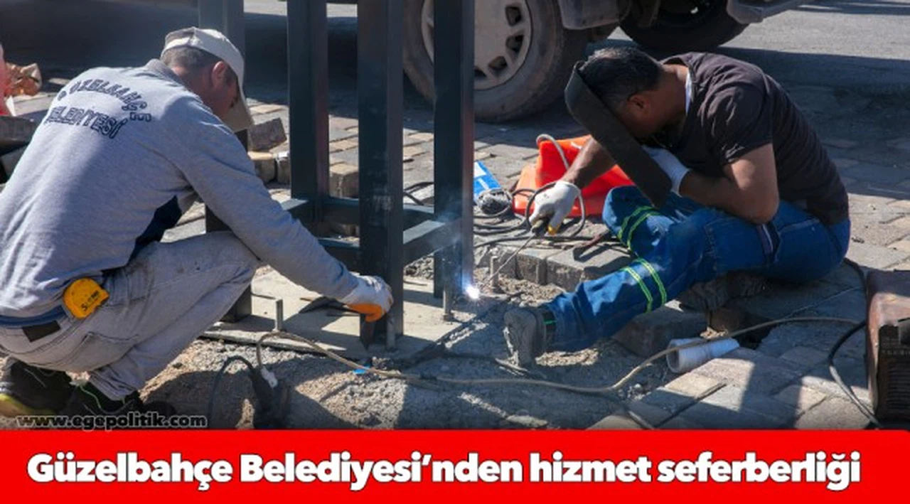 Güzelbahçe Belediyesi’nden hizmet seferberliği