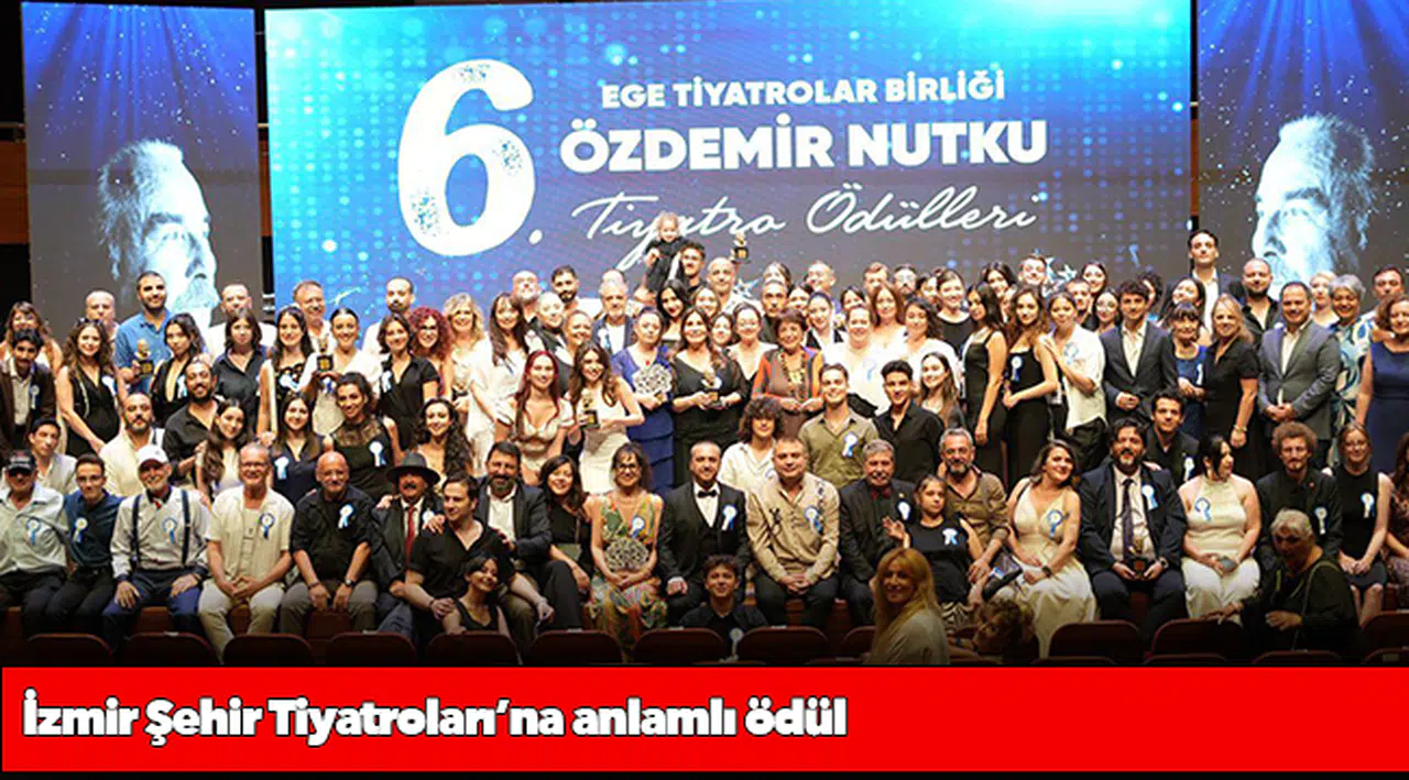 İzmir Şehir Tiyatroları’na anlamlı ödül