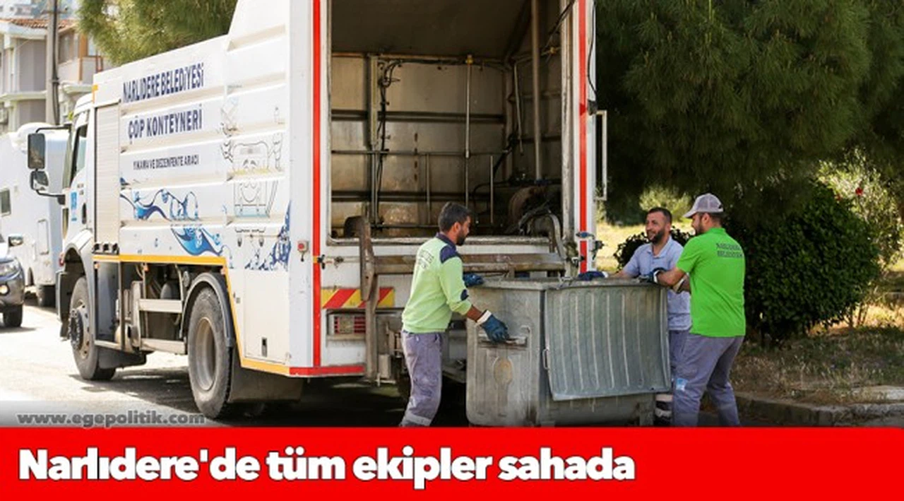 Narlıdere'de tüm ekipler sahada