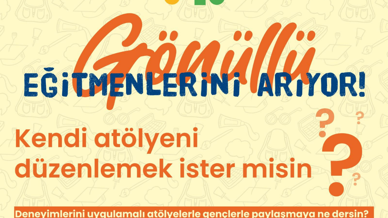 Genç İzmir gönüllü eğitmenlerini arıyor