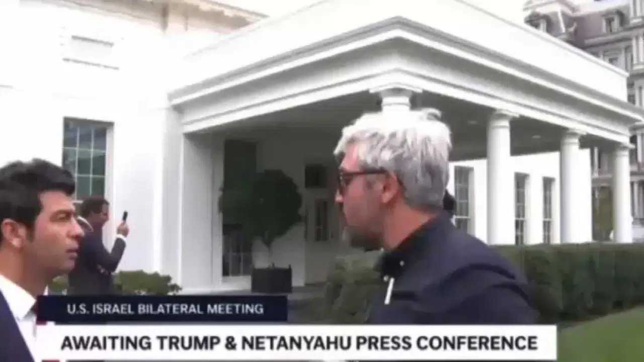 NTV Washington Temsilcisi Hüseyin Günay'ın küfürlü konuşması kameralara yakalandı