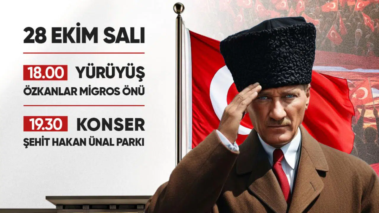 Başkan Önal’dan Cumhuriyet Bayramı Yürüyüşüne Davet