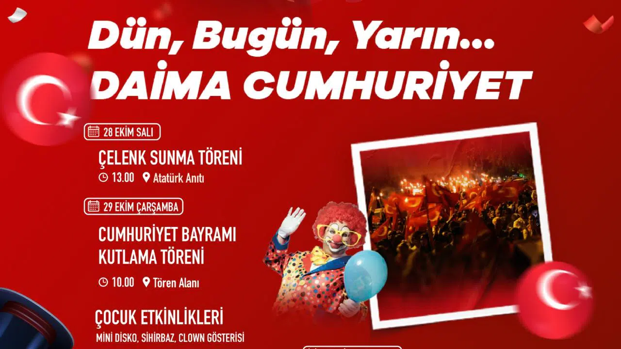 Cumhuriyet coşkusu Efes Selçuk’u sarıyor