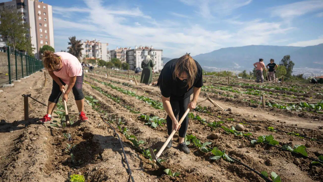 Kadınlar toprakla, Bornova umutla buluşuyor