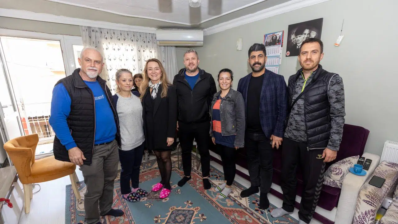 Ulubatlı’da ilk doğal gaz ateşi yandı