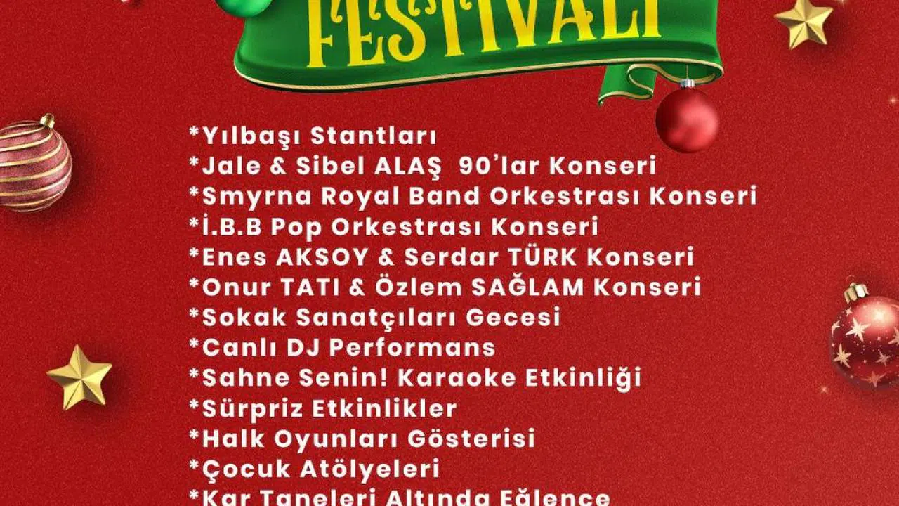 Balçova'da yeni yıl coşkusu 10 gün sürecek festivalle yaşanacak