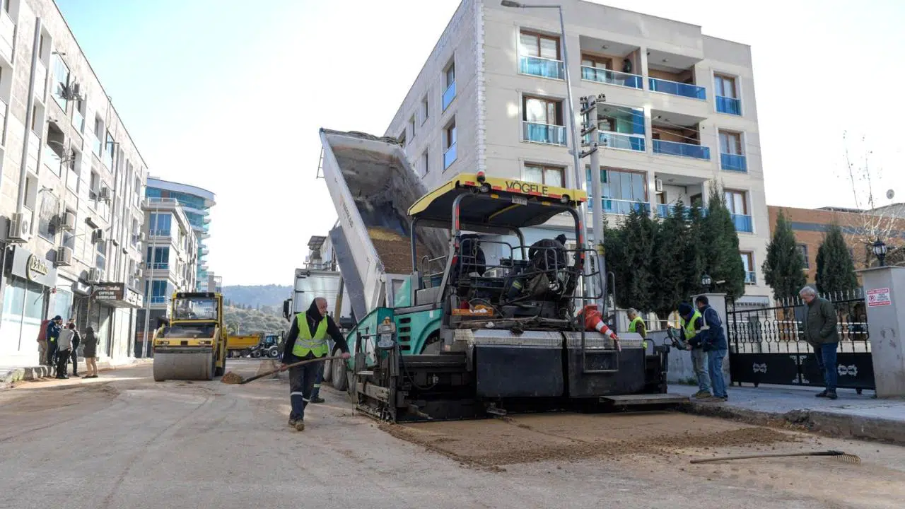 Çamlıkule’de bozulan yol onarıldı