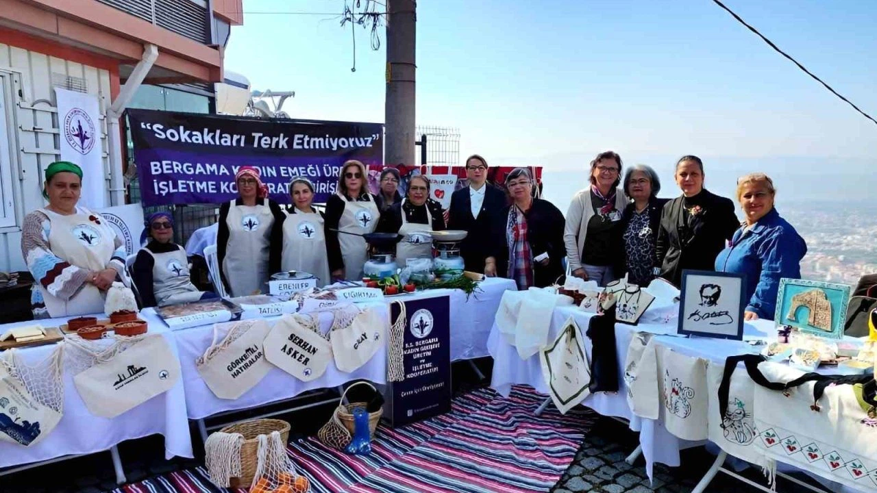 Eski usul alışveriş fileleri Bergama’da yenidan hayat buluyor