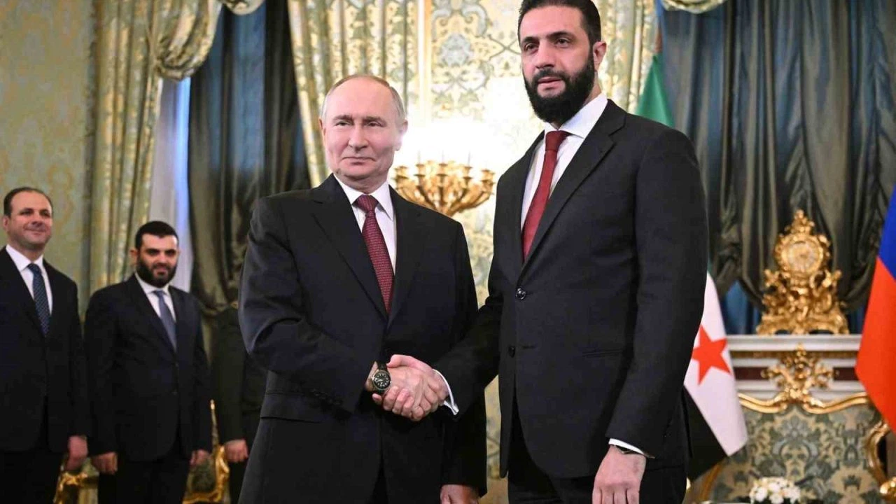 Putin yarın Suriye Devlet Başkanı eş-Şara ile görüşecek