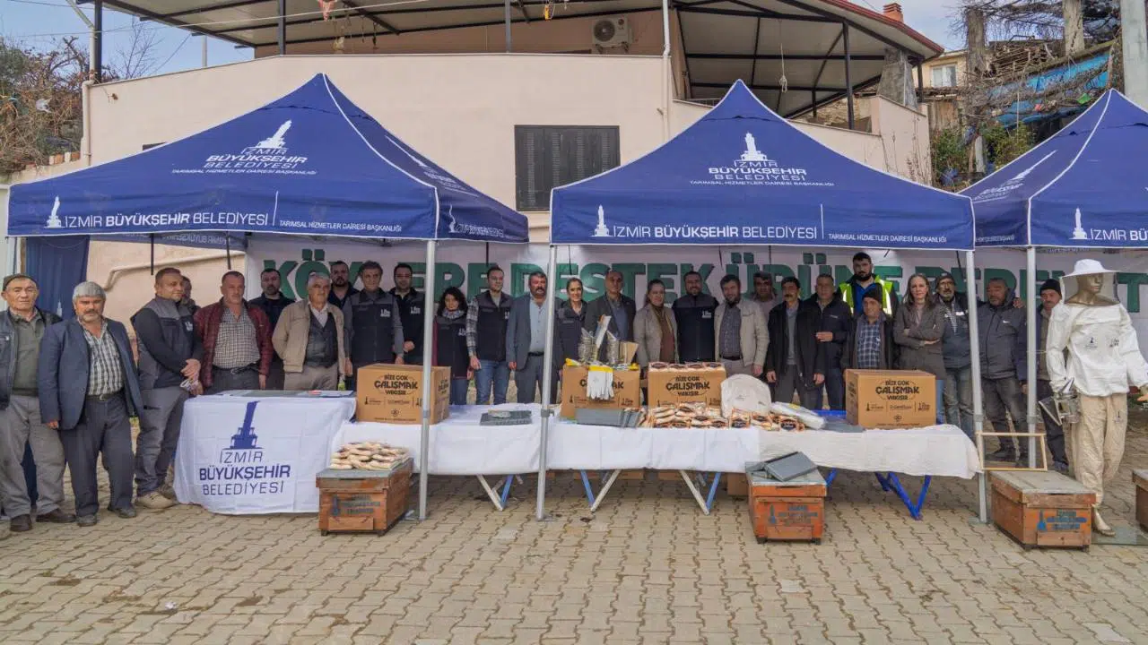 Yangın ve selden etkilenen üreticilere tam teşekküllü arıcılık paketi desteği