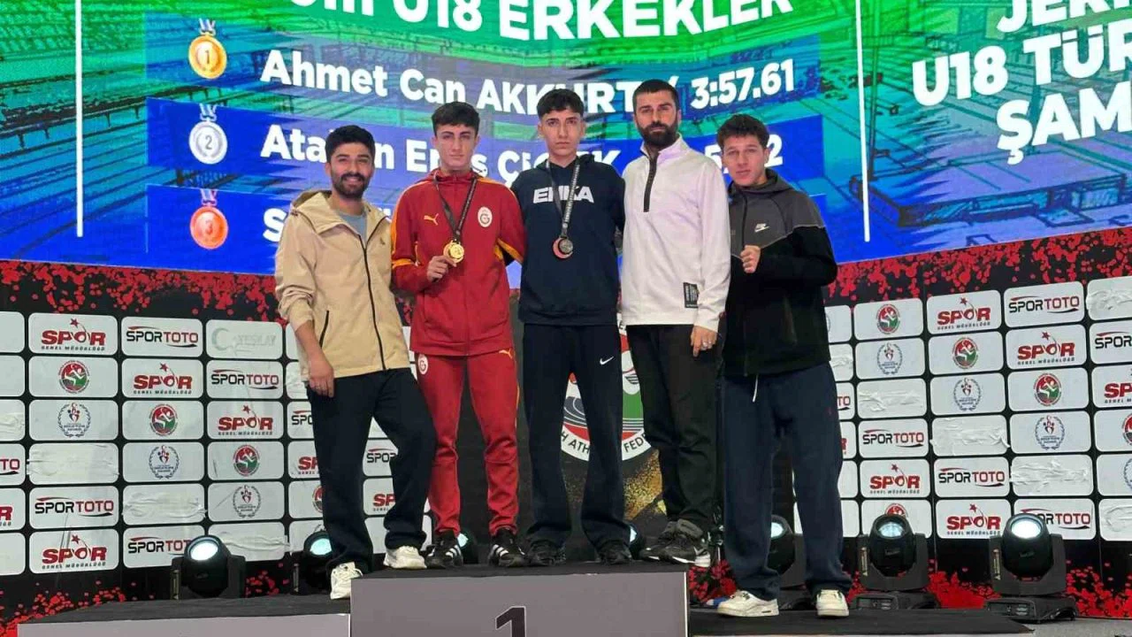Adil Sani Konukoğlu Spor Lisesi sporcularından üç Türkiye şampiyonluğu
