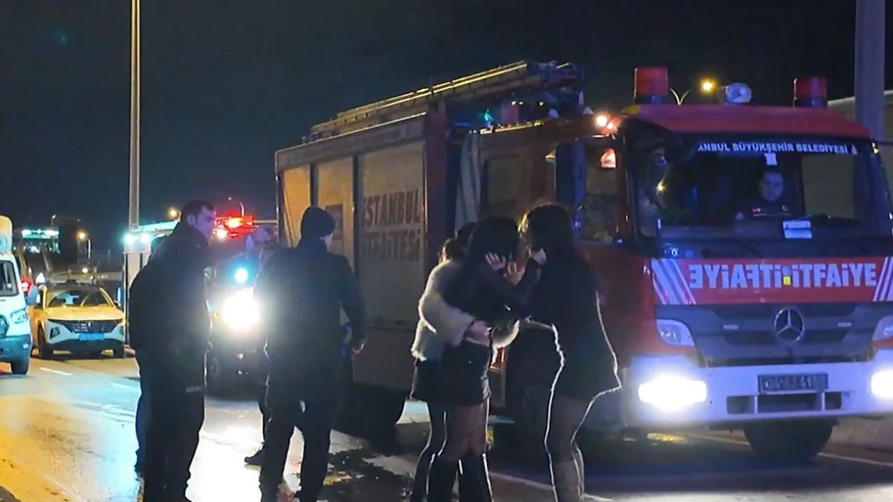 Avcılar’da kaza yerini karıştıran kadınlar kamerada
