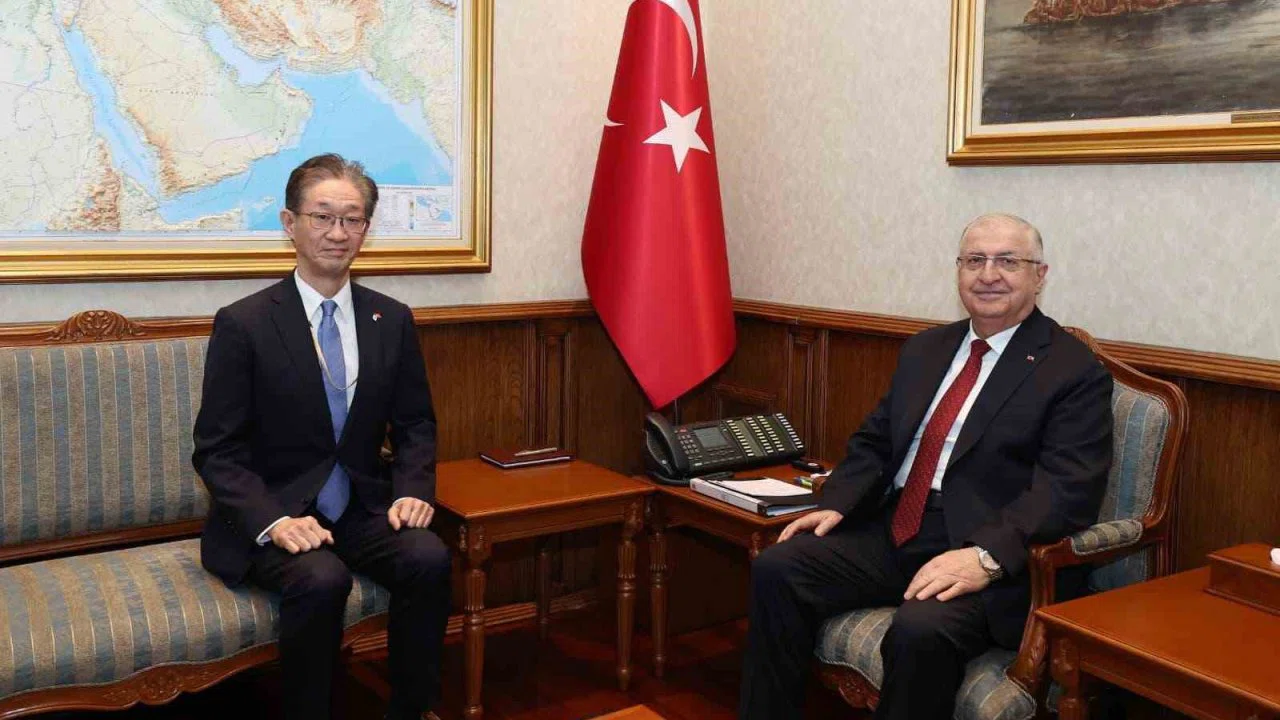 Bakan Güler, Japonya’nın Ankara Büyükelçisi Tamura’yı kabul etti