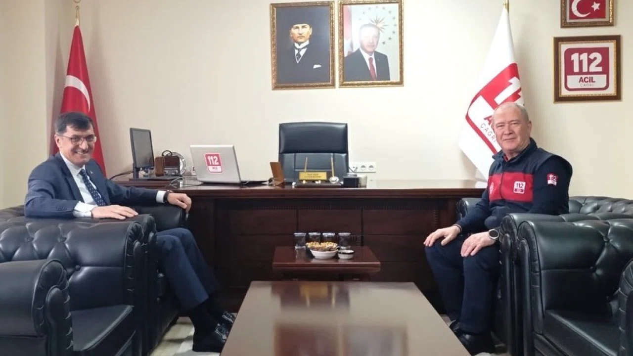 Başkan Eyüp Kahveci’den 112 Acil Çağrı Merkezi personeline tebrik