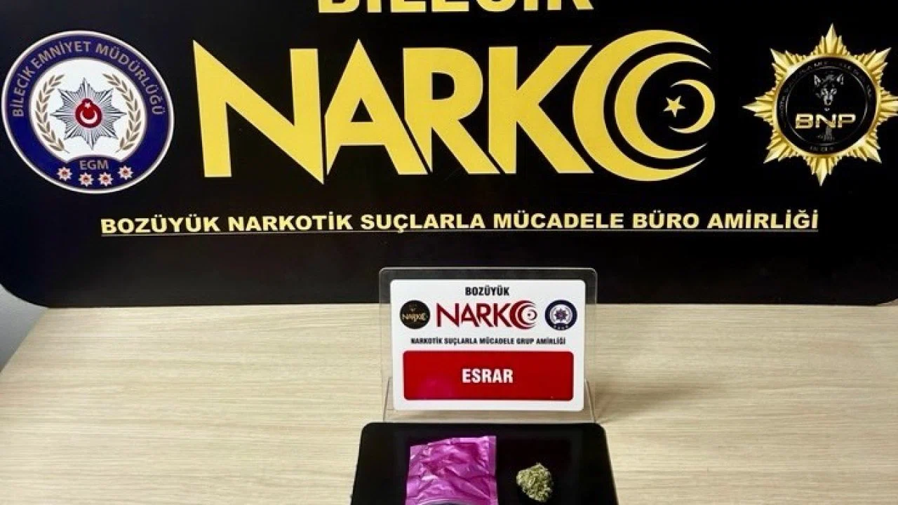 Bilecik’te uyuşturucu operasyonu: 1 gözaltı
