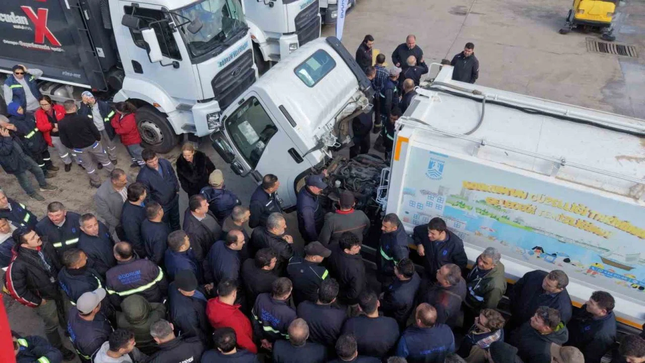 Bodrum Belediyesi’nde araç ve ekipman kullanımı eğitimi