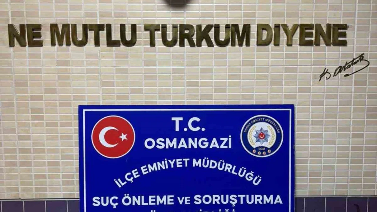 Bursa’da 1 kilo 280 gram esrar ele geçirildi