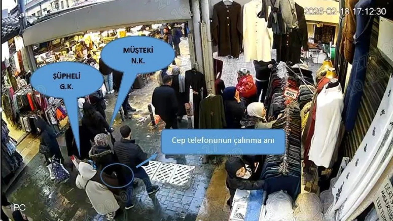 Bursa’da yankesicinin el çabukluğu izleyenleri şoke etti