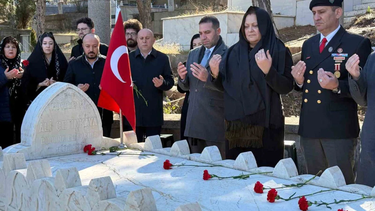 Çetinkaya, ölümünün 77’nci yıl dönümünde yad edildi