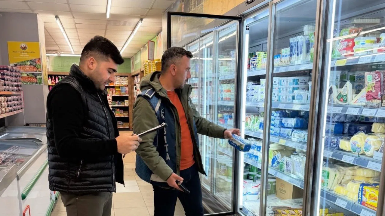Demirözü’nde marketler denetlendi