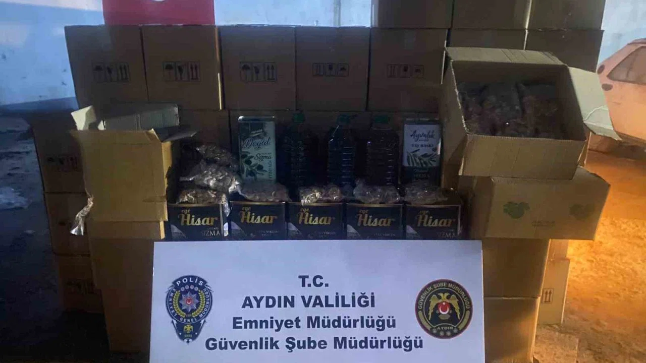 Durdurulan araçtan litrelerce tağşiş zeytinyağı çıktı