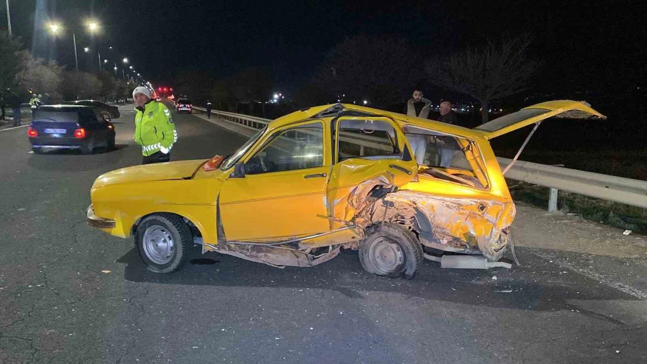 Elazığ’da trafik kazası: 1 yaralı