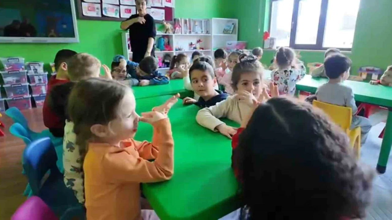 Emniyet personeli çocuklarına yönelik ana sınıfı açıldı