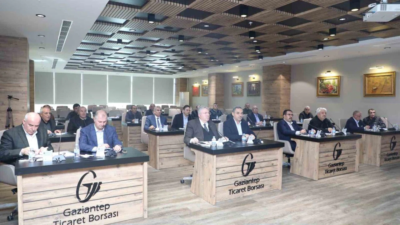 Gaziantep Ticaret Borsası Şubat Ayı Olağan Meclis Toplantısı gerçekleştirildi