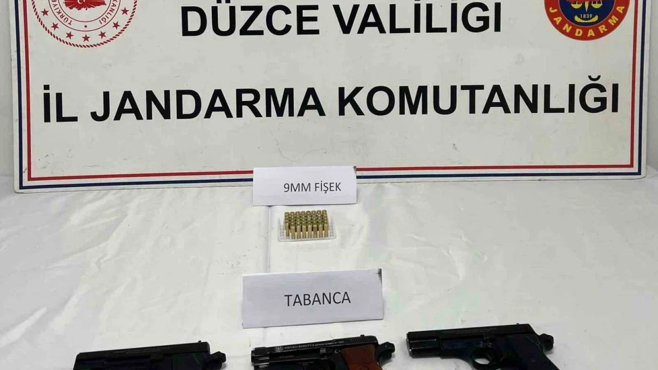 Jandarmadan ruhsatsız silah operasyonu