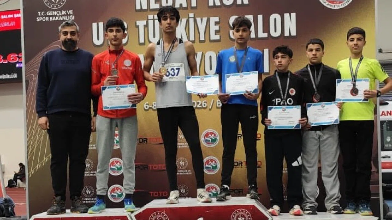 Kahtalı Atlet Mustafa Yavaş Türkiye şampiyonu oldu