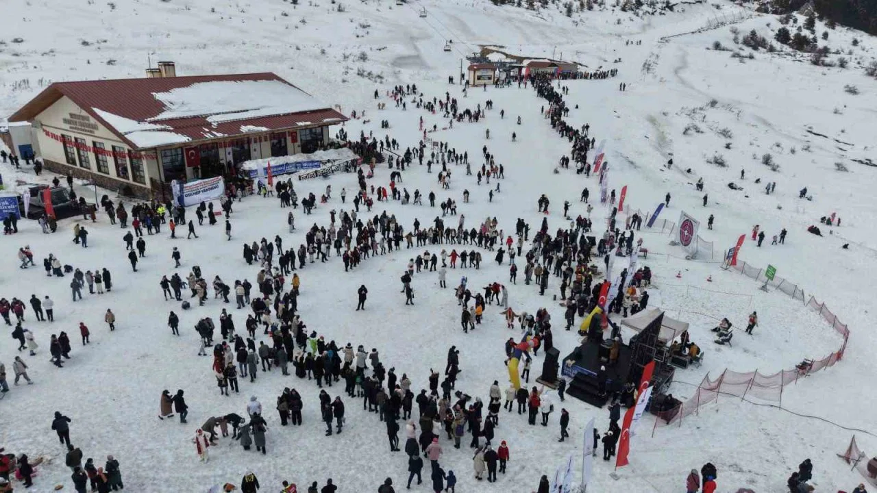 Keltepe Kayak Merkezinde kayak sezonu 50 gün sürdü