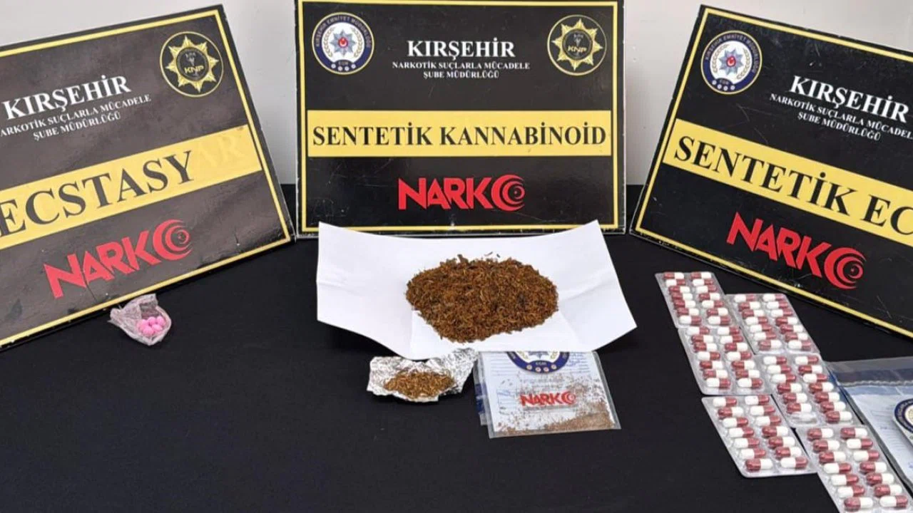 Kırşehir’de uyuşturucu operasyonu: 1 tutuklama