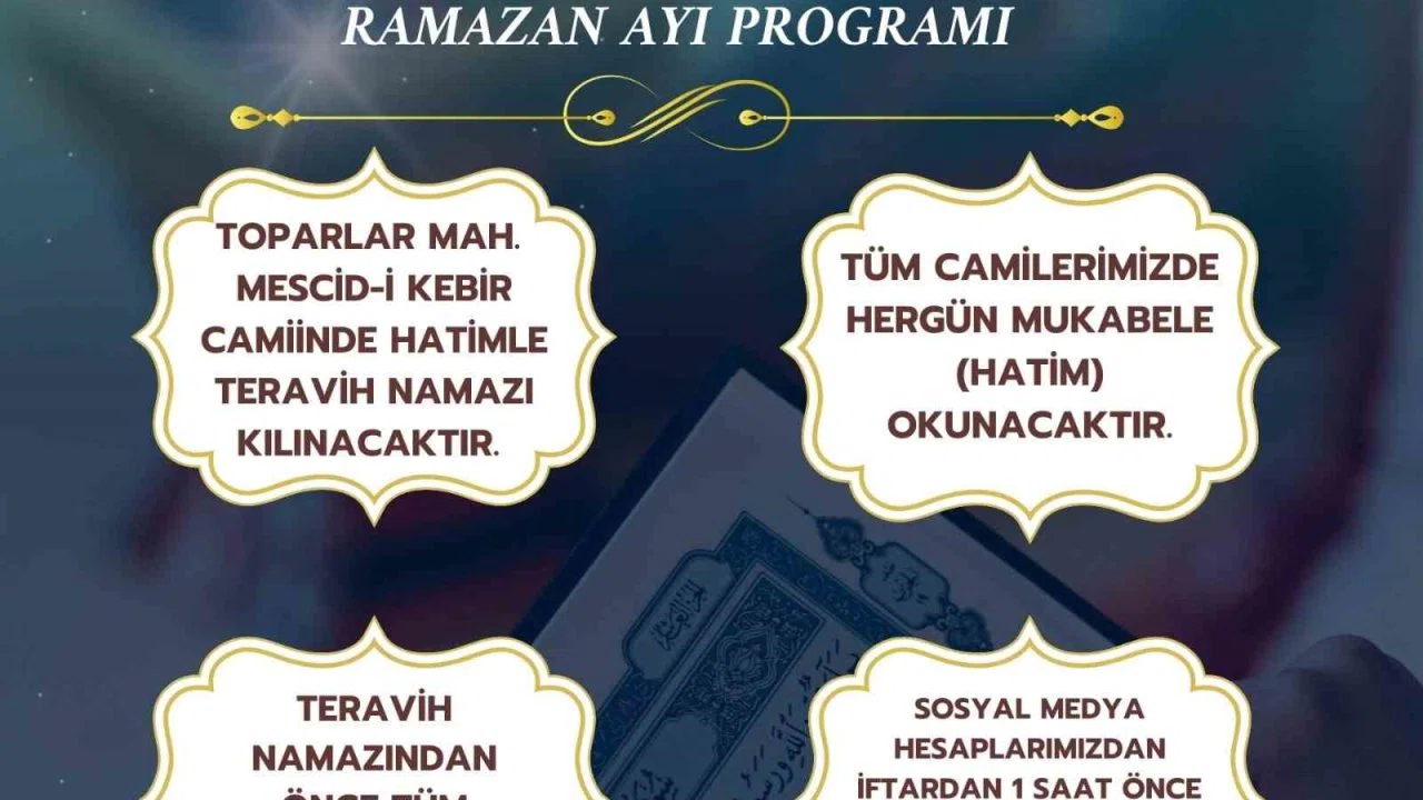 Köyceğiz’de Ramazan ayına uygun programlar düzenlenecek