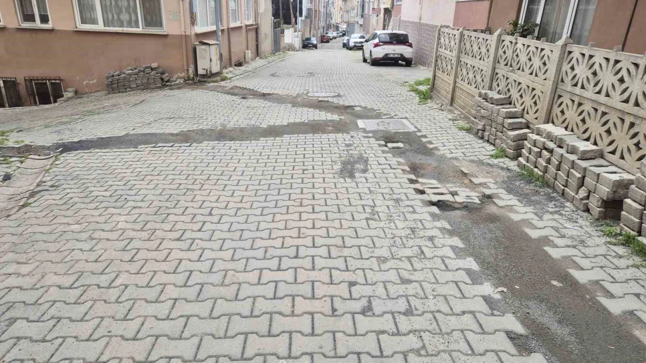 Leylak Sokak’ta yolların bakımsızlığına tepki