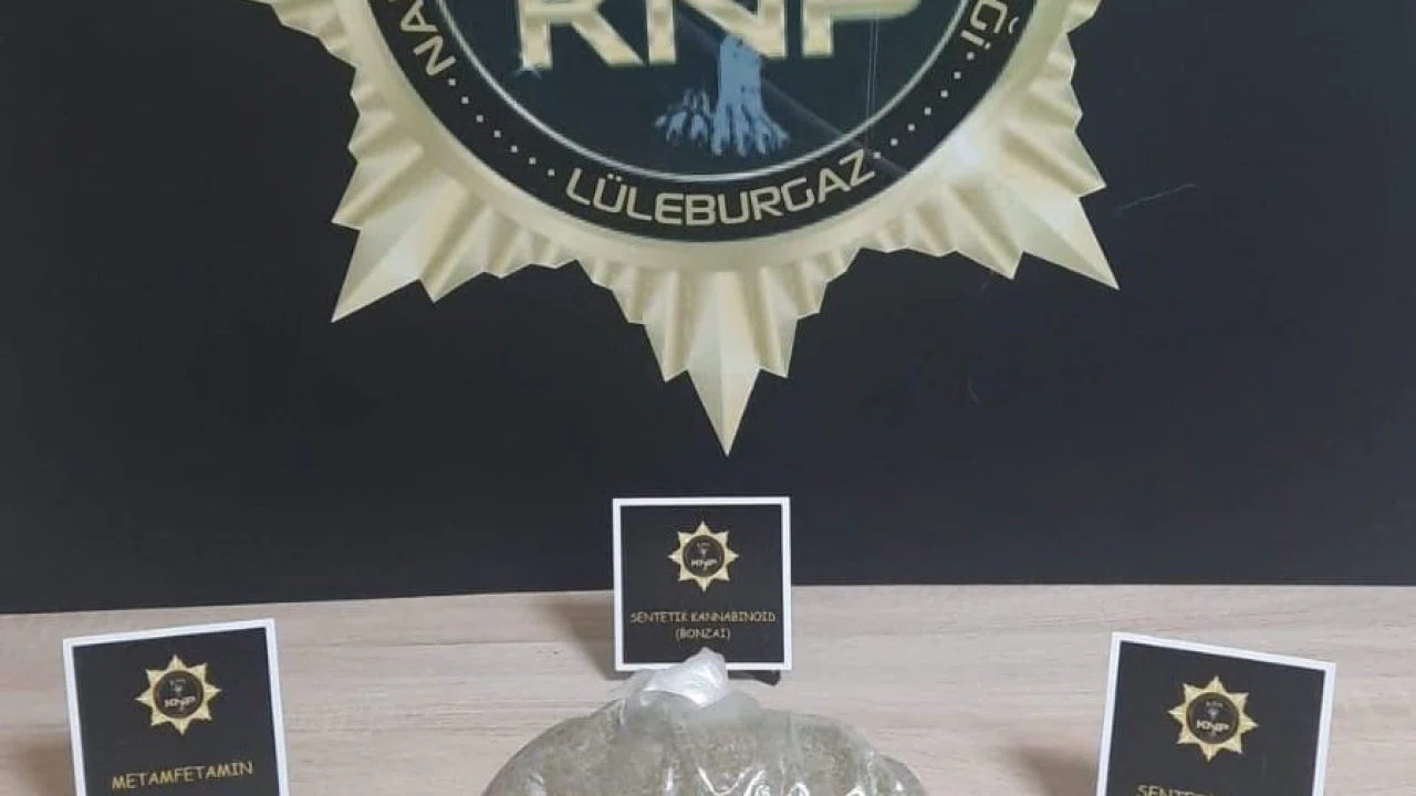 Lüleburgaz’da durdurulan araçtan uyuşturucu çıktı, 4 şüpheli tutuklandı
