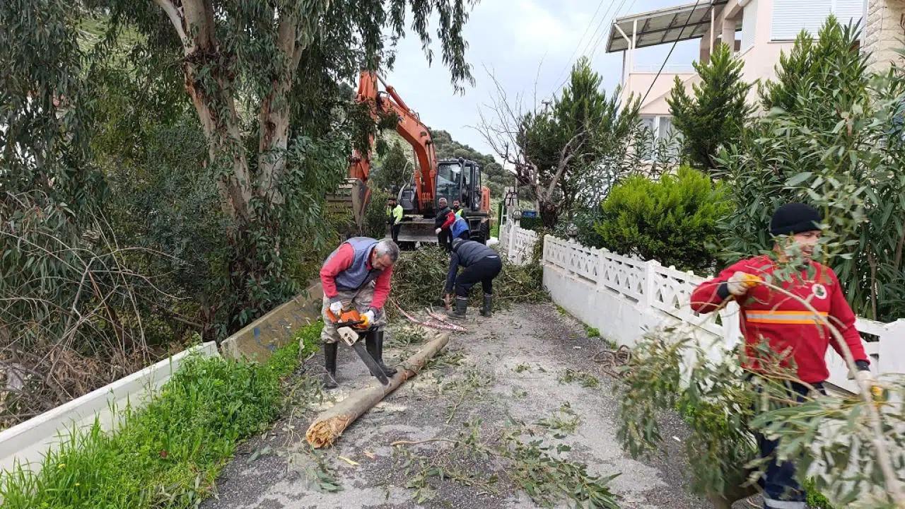 Menderes Belediyesi’nden Vatandaşa Temizlik Desteği