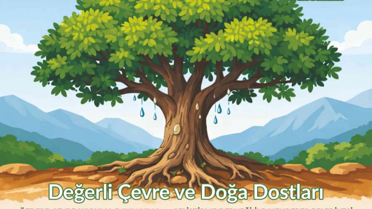 Menderes’te Sakız Ağacı Projesi