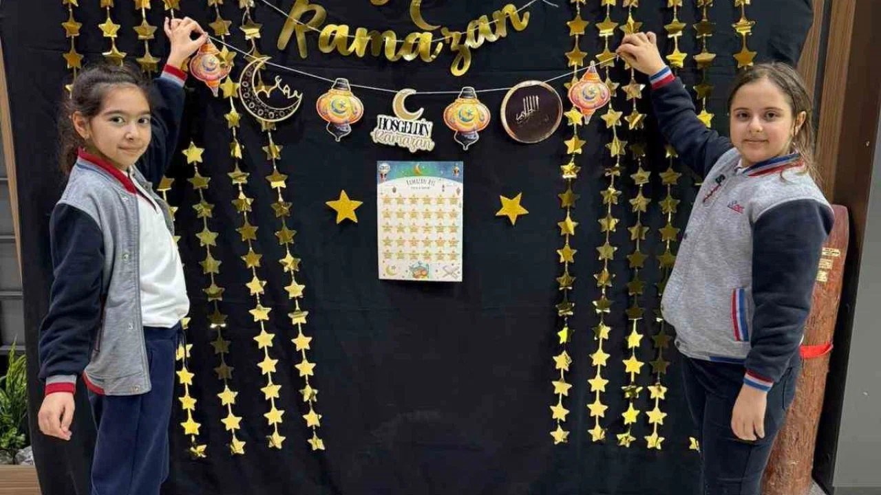 Miniklerin okulda Ramazan hazırlığı