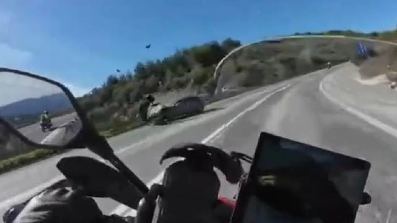 Motosiklette ölüm böyle geldi...