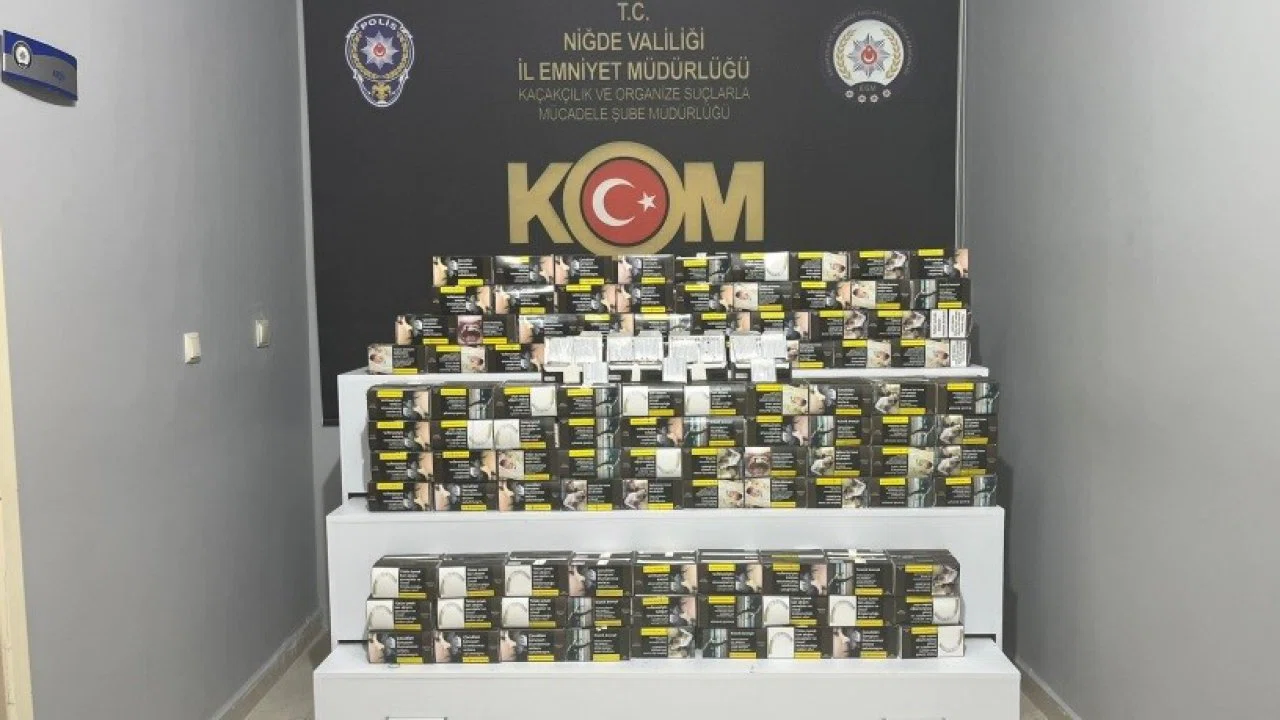 Niğde’de kaçak tütün operasyonu: 2 şüpheli yakalandı