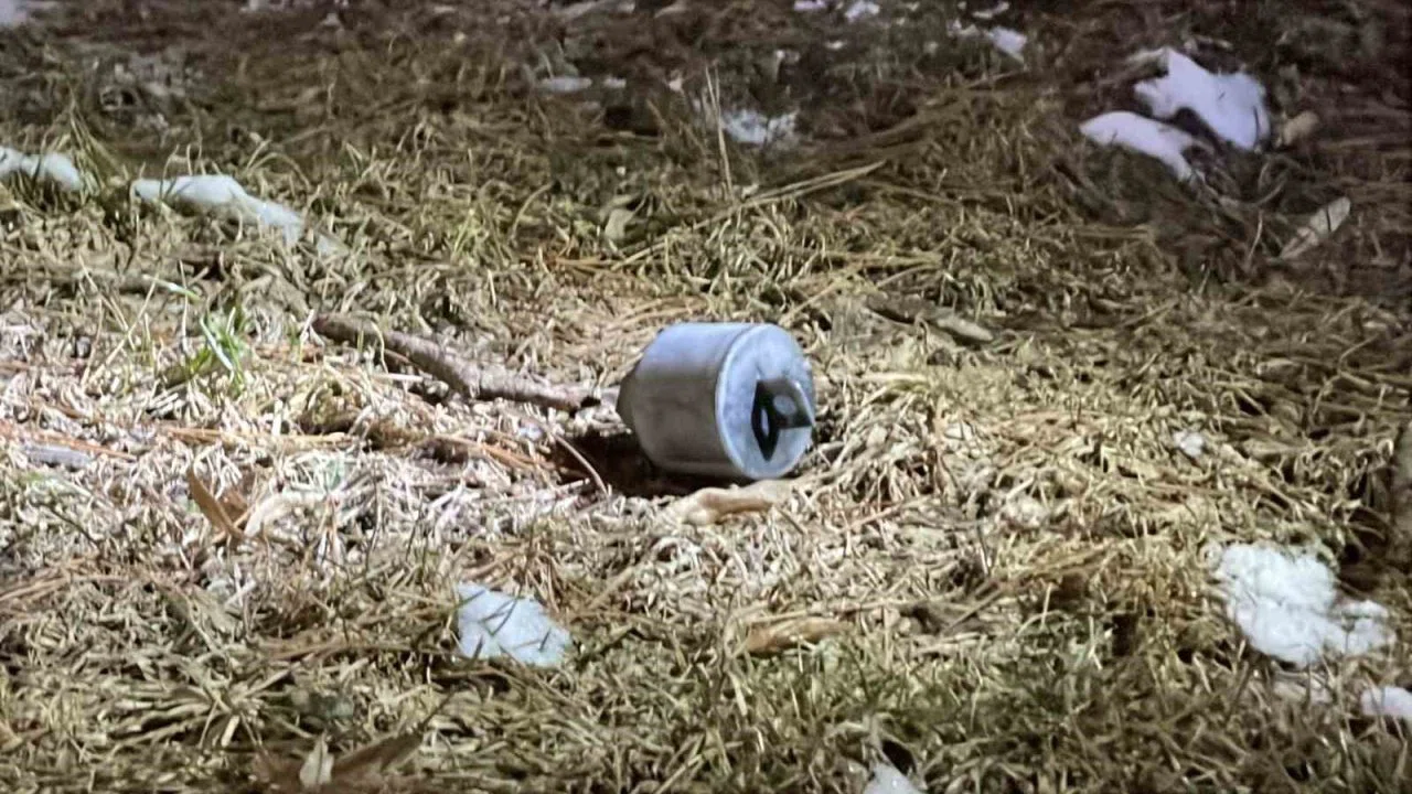 Patlamayan iftar topu paniğe neden oldu: Ses bombası kontrollü olarak patlatıldı